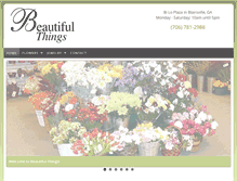 Tablet Screenshot of beautifulthingsblairsville.com